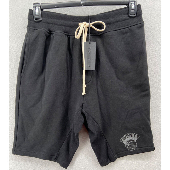 NWT Twenty Montreal Shorts Men's Medium Knit Sweat Shorts Basketball TM6P08UP